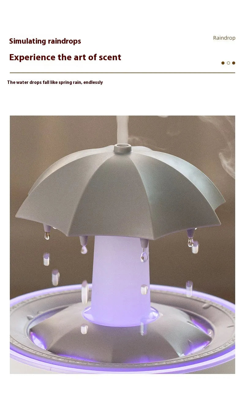 Rotating Water Drop Umbrella Humidifier