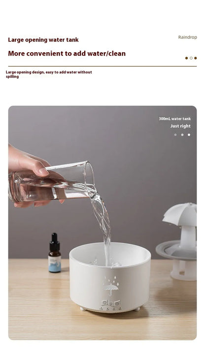 Rotating Water Drop Umbrella Humidifier