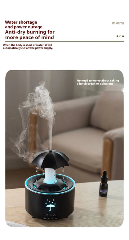 Rotating Water Drop Umbrella Humidifier